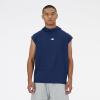 imageNew Balance Mens Bp Sleeveless Lightweight HoodieNb Navy