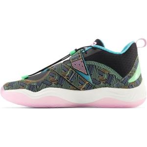 imageNew Balance UnisexAdult FuelCell Lindor V2 TurfBaseball ShoeBlackOrbit PinkElectric Jade