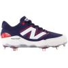 imageNew Balance Mens Fresh Foam X 3000 V7 Baseball Shoe WhiteTeam RedTeam Navy 65 M