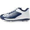imageNew Balance Kids 4040 V6 Molded Baseball ShoeNavyWhite
