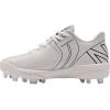 imageNew Balance Kids 4040 V6 Molded Baseball ShoeWhiteBlack