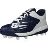imageNew Balance Kids 4040 V6 Molded Baseball ShoeNavyWhite