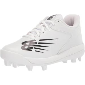 imageNew Balance Kids 4040 V6 Molded Baseball ShoeWhiteBlack