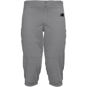 imageNew Balance Mens Adversary 20 Piped Knicker Baseball Pants GreyBlack S