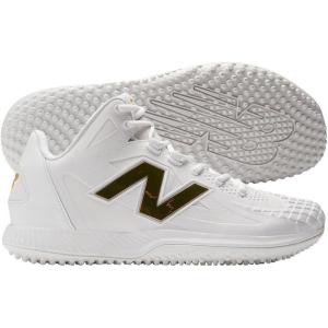 imageNew Balance Mens Ohtani 1 Baseball Turf Shoes WhiteGold Medium 7