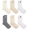 imageNew Balance Mens and Womens Everyday Crew amp Ankle Socks  6 Pairs  Cushioned Durable ReinforcementCrew  White Assorted