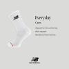 imageNew Balance Mens and Womens Everyday Crew amp Ankle Socks  6 Pairs  Cushioned Durable ReinforcementCrew  White Assorted