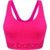 imageNew Balance Womens Seamless Cami Sports Bra Adjustable Straps Keyhole Breathability Workout Running BrasAlpha Pink