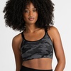 image:imageNew Balance 3 Pack Seamless Sports Bras for Women Cami Keyhole Breathability Gym Sports Bra Yoga Workout SetBlackNavyBlue