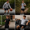 image:imageNew Balance Boys Athletic Shorts  Performance Woven Boys Basketball Soccer Running Gym Shorts  Activewear for KidsDark Black