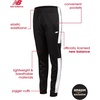 image:imageNew Balance Boys Sweatpants  2 Pack Active Performance Tricot Boys Joggers with Elastic Waistband  Athletic Pants for KidsJet Black