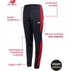 image:imageNew Balance Boys Sweatpants  2 Pack Active Performance Tricot Boys Joggers with Elastic Waistband  Athletic Pants for KidsLeadEclipse
