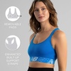 image:imageNew Balance Womens New Balance Seamless Sports BraCyber Lilac