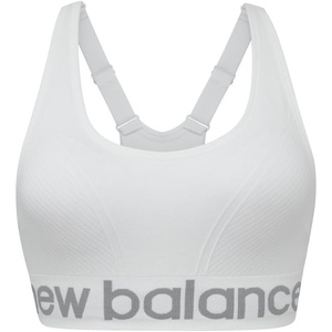 image:imageNew Balance Seamless Cami Sports Bra Adjustable Straps with Keyhole Breathability Munsell White Medium