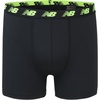 image:imageNew Balance Boys 35 Underwear Performance Boxer Briefs 4 PackWhiteHiliteBlackHilite Print