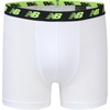 image:imageNew Balance Boys 35 Underwear Performance Boxer Briefs 4 PackWhiteHiliteBlackHilite Print