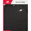 image:imageNew Balance Boys Athletic Shirts  Short Sleeve Crewneck Boys Shirts Active Performance Dri Fit Shirts for KidsBlack Space Dye
