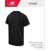 image:imageNew Balance Boys Athletic Shirts  Short Sleeve Crewneck Boys Shirts Active Performance Dri Fit Shirts for KidsBlack Texture