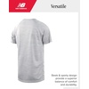 image:imageNew Balance Boys Athletic Shirts  Short Sleeve Crewneck Boys Shirts Active Performance Dri Fit Shirts for KidsRaincloud Space Dye