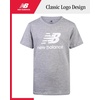 image:imageNew Balance Boys Shirts  Short Sleeve Cotton Graphic Tee Shirts for Teens  Youth Kids Boys Athletic ShirtsAthletic Grey