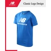 image:imageNew Balance Boys Shirts  Short Sleeve Cotton Graphic Tee Shirts for Teens  Youth Kids Boys Athletic ShirtsBright Blue