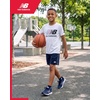 image:imageNew Balance Boys Shirts  Short Sleeve Cotton Graphic Tee Shirts for Teens  Youth Kids Boys Athletic ShirtsWhite Multi