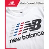 image:imageNew Balance Boys Shirts  Short Sleeve Cotton Graphic Tee Shirts for Teens  Youth Kids Boys Athletic ShirtsWhite Multi