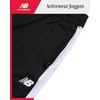 image:imageNew Balance Boys Sweatpants  Active Performance Tricot Boys Joggers with Inner Drawstring Waist  Athletic Pants for KidsBlack White