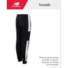 image:imageNew Balance Boys Sweatpants  Active Performance Tricot Boys Joggers with Inner Drawstring Waist  Athletic Pants for KidsDeep Black White