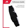image:imageNew Balance Boys Sweatpants  Active Performance Tricot Boys Joggers with Inner Drawstring Waist  Athletic Pants for KidsDeep Black White