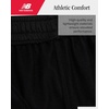 image:imageNew Balance Boys Sweatpants  Active Performance Tricot Boys Joggers with Inner Drawstring Waist  Athletic Pants for KidsDeep Black White
