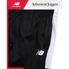 image:imageNew Balance Boys Sweatpants  Active Performance Tricot Boys Joggers with Inner Drawstring Waist  Athletic Pants for KidsDeep Black White