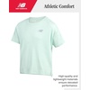 image:imageNew Balance Girls Shorts Set  2 Piece Active Performance Cute Ribbed Shirt and Shorts for Girls Summer Outfit SetCosmic Jade