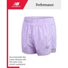 image:imageNew Balance Girls Shorts Set  2 Piece Active Performance Cute Ribbed Shirt and Shorts for Girls Summer Outfit SetCyber Lilac