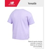 image:imageNew Balance Girls Shorts Set  2 Piece Active Performance Cute Ribbed Shirt and Shorts for Girls Summer Outfit SetCyber Lilac