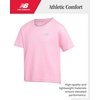 image:imageNew Balance Girls Shorts Set  2 Piece Active Performance Cute Ribbed Shirt and Shorts for Girls Summer Outfit SetOrbit Pink