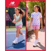 image:imageNew Balance Girls Shorts Set  3 Piece Athletic T Shirt Tank Top and Shorts for Girls Performance Summer Outfit for KidsSurf White Pink