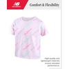 image:imageNew Balance Girls Shorts Set  3 Piece Athletic T Shirt Tank Top and Shorts for Girls Performance Summer Outfit for KidsTaroRaspberryMint