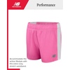 image:imageNew Balance Girls Shorts Set  3 Piece Soft Cotton Crewneck Athletic Shirts Tank Top and Mesh Short For Girls Outfit SetGreyPink