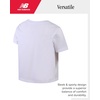 image:imageNew Balance Girls Shorts Set  3 Piece Soft Cotton Crewneck Athletic Shirts Tank Top and Mesh Short For Girls Outfit SetMelonWhite