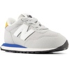 image:imageNew Balance Kids Kids 237 Bungee Lace SneakerBrighton GreyBlue Agate