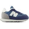 image:imageNew Balance Kids Kids 237 Bungee Lace SneakerHeron BlueVintage Indigo