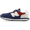image:imageNew Balance Kids Kids 237 Bungee Lace SneakerNb NavyBrick RedWhite