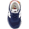 image:imageNew Balance Kids Kids 237 Bungee Lace SneakerNb NavyVarsity Gold