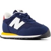 image:imageNew Balance Kids Kids 237 Bungee Lace SneakerNb NavyVarsity Gold
