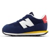 image:imageNew Balance Kids Kids 237 Bungee Lace SneakerNb NavyVarsity Gold