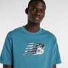 image:imageNew Balance Mens Graphic TShirtBig Teal  Future Tech Nb
