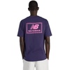 image:imageNew Balance Mens Graphic TShirtBoysenberry  Woven Label