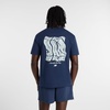 image:imageNew Balance Mens Graphic TShirtNb Navy  Wavey