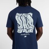 image:imageNew Balance Mens Graphic TShirtNb Navy  Wavey